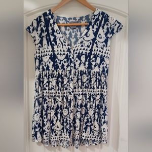 Anthropologie Vanessa Virginia Tunic Blouse